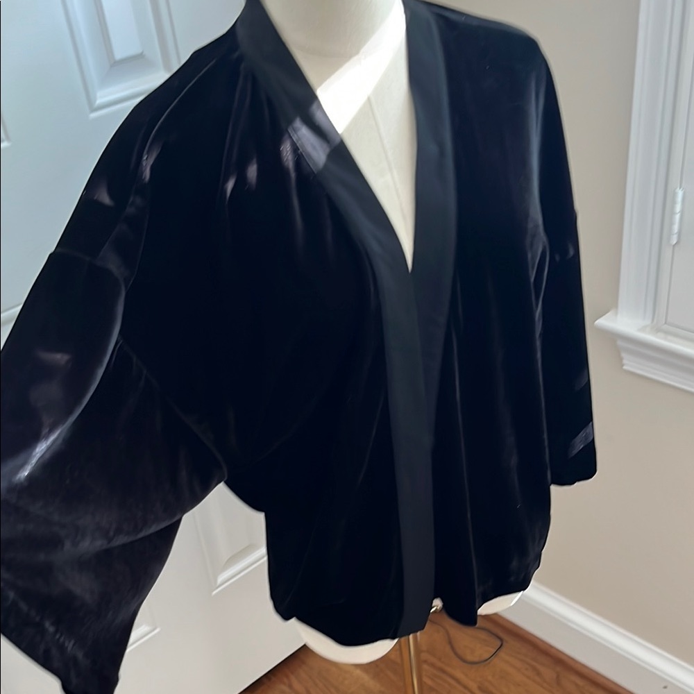 Ann Taylor Black Velvet Jacket